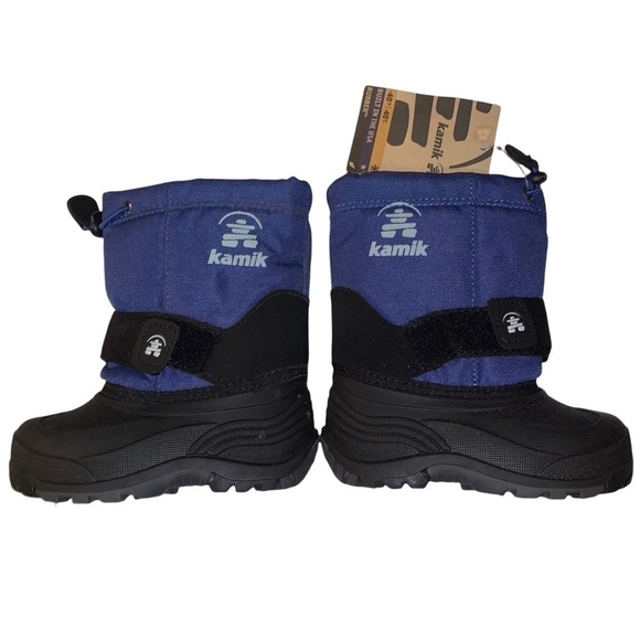 Kid's Kamik Navy Rocket WINTER SNOW Boots Comfort Rated -40°F Size 6M - Picture 2 of 14